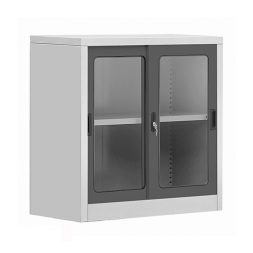 Zeco Sliding Door Glass Cupboard Z-302-T5