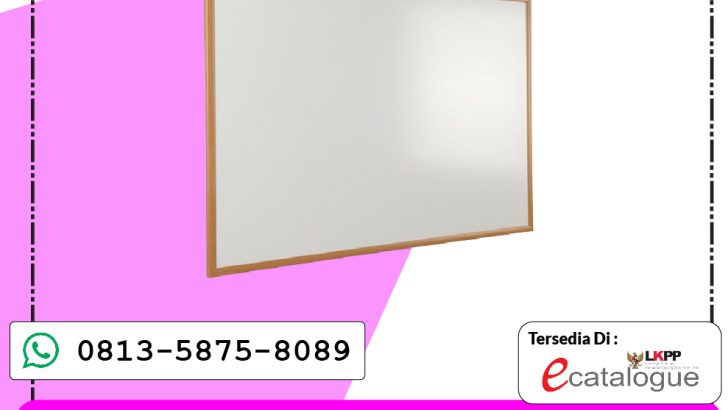 Jual Zeco Whiteboard List Kayu 35×55Jual Surabaya