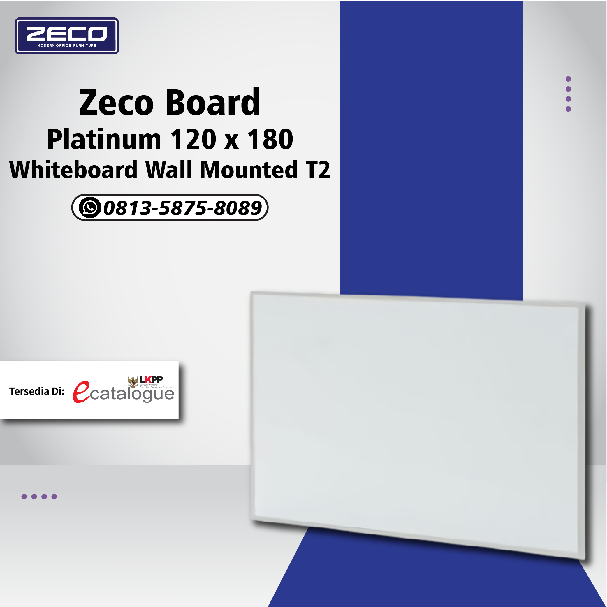 Jual Whiteboard 120 x 180 Surabaya