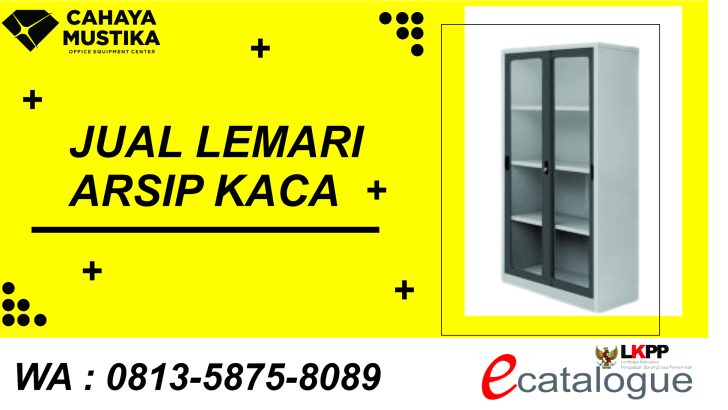 Jual Almari Arsip Kaca 2 Pintu E-Katalog Surabaya