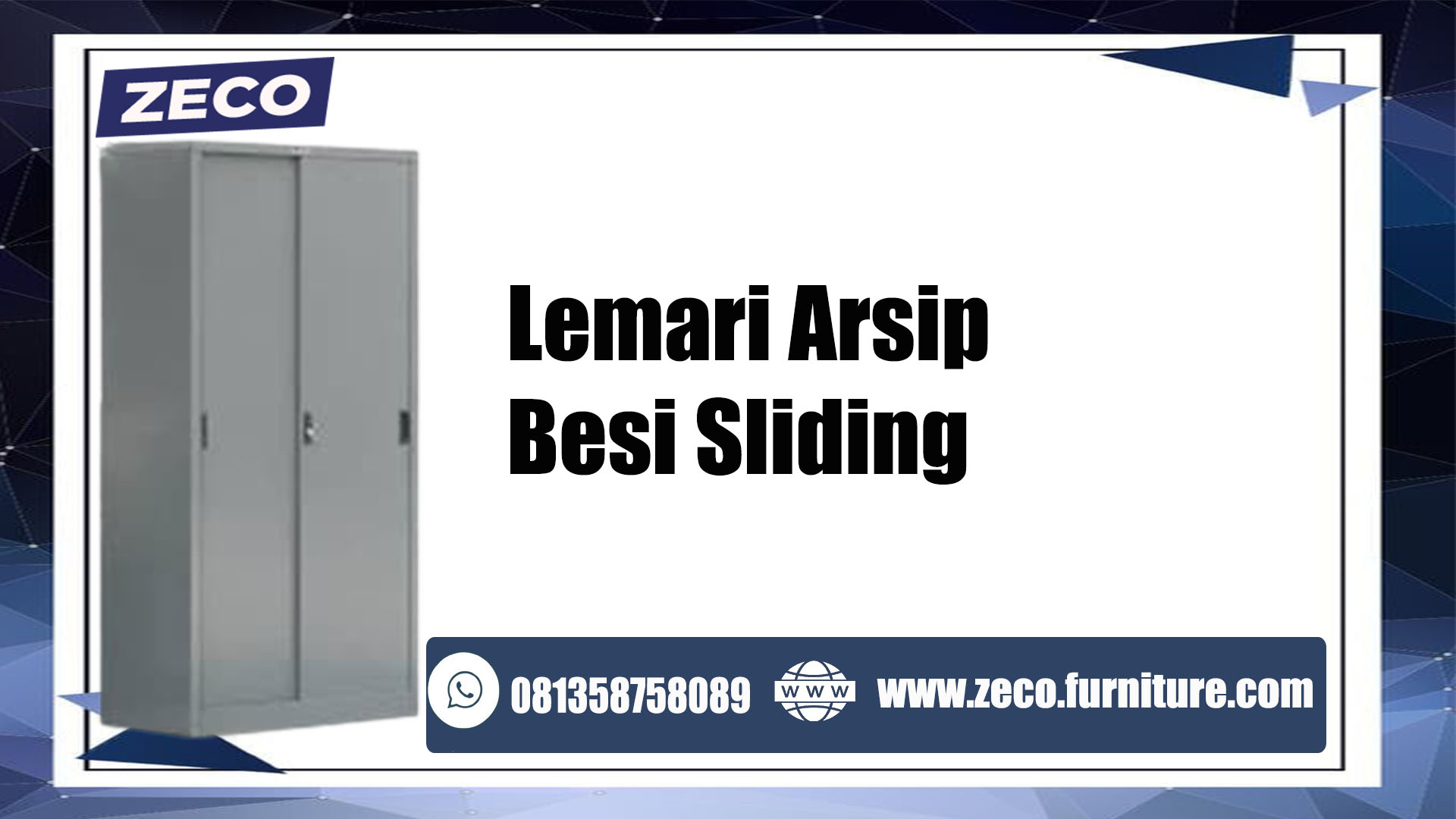 Lemari Arsip Besi Sliding